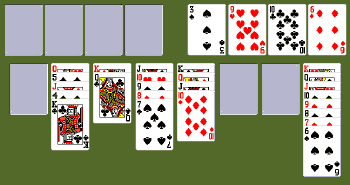 6 of spades, 7 of diamonds, 8 of spades and 9 of diamonds